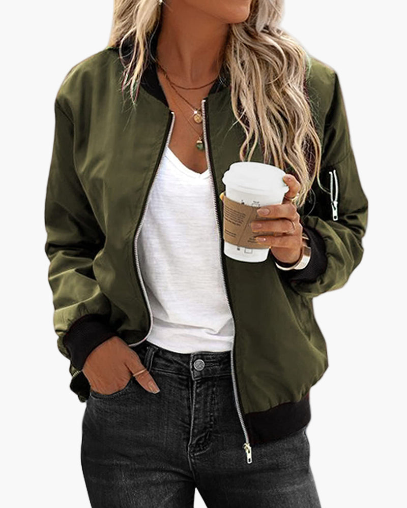 Stilla | Bomberjakke Casual Streetwear - Klassisk Hverdagsstil til Fritid Og Udgang