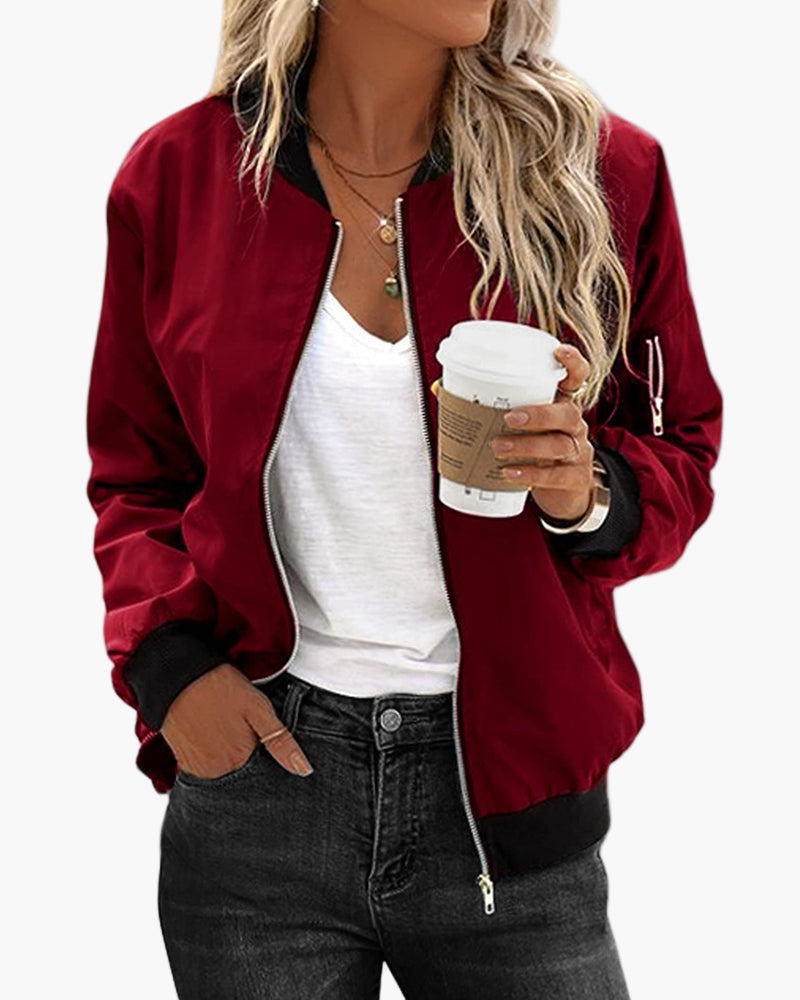 Stilla | Bomberjakke Casual Streetwear - Klassisk Hverdagsstil til Fritid Og Udgang