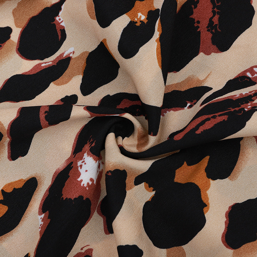 Stilla | Trend Nederdel Med Styliseret Leopardmønster