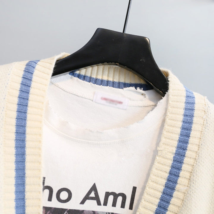 Stilla | Elegant og Behagelig Strikket Vest til Uanstrengt Stil