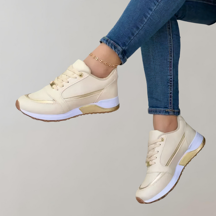 Skovae | Stilfulde Low Top Snørebånd Sneakers til Damer til Hverdagen Sporty Casual Mode Sneakers