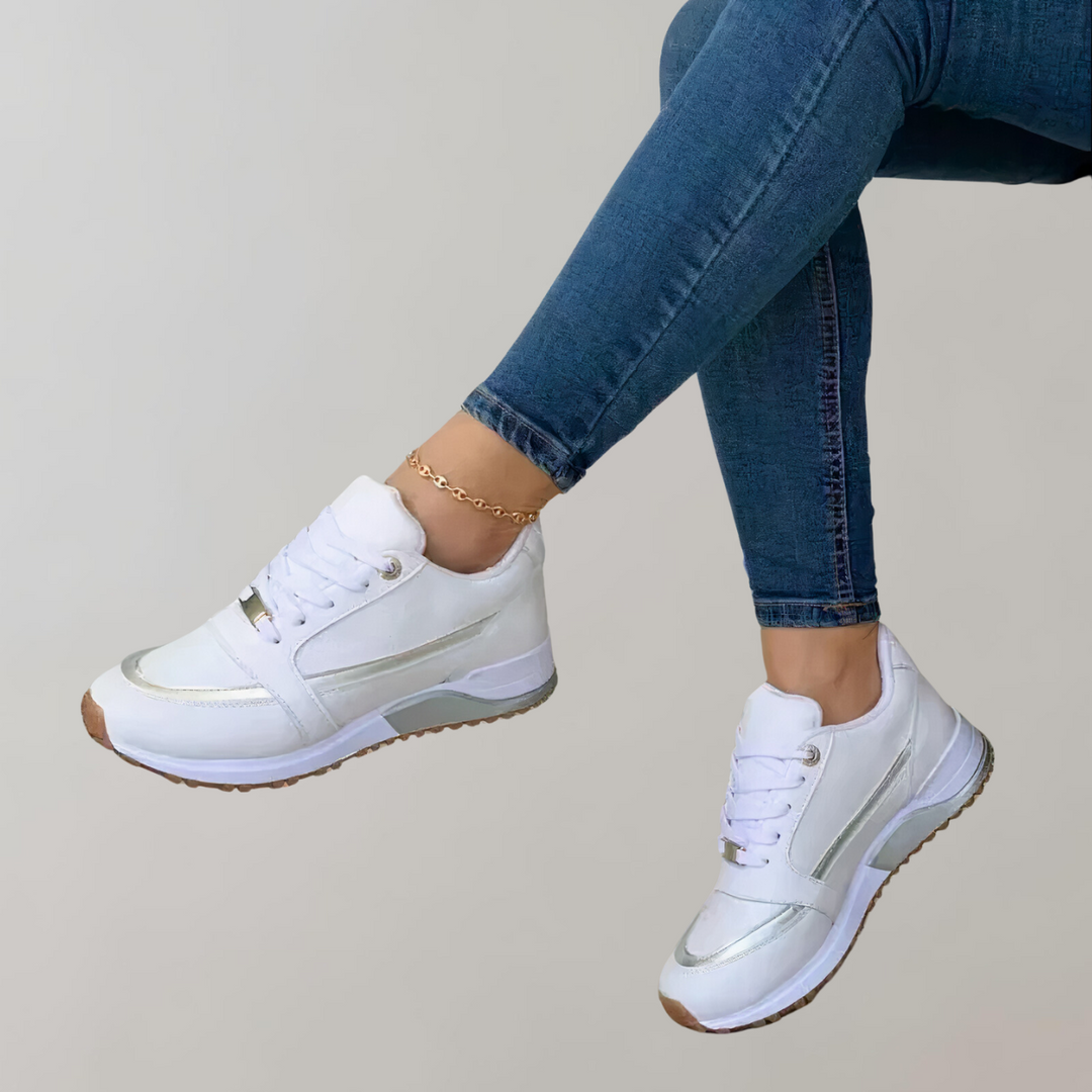 Skovae | Stilfulde Low Top Snørebånd Sneakers til Damer til Hverdagen Sporty Casual Mode Sneakers