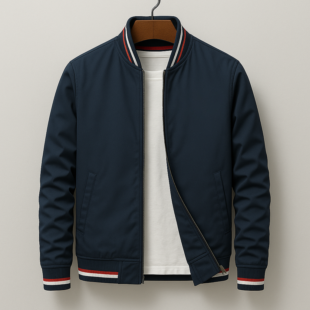 Stilla | Slank Let Herre Bomberjakke til Moderne Stil