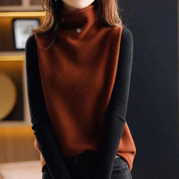Stilla | Stilig rullekrave vest