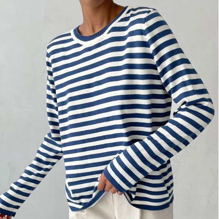 Stilla | Elegant Stribet Sweater