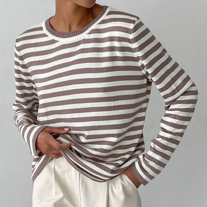 Stilla | Elegant Stribet Sweater