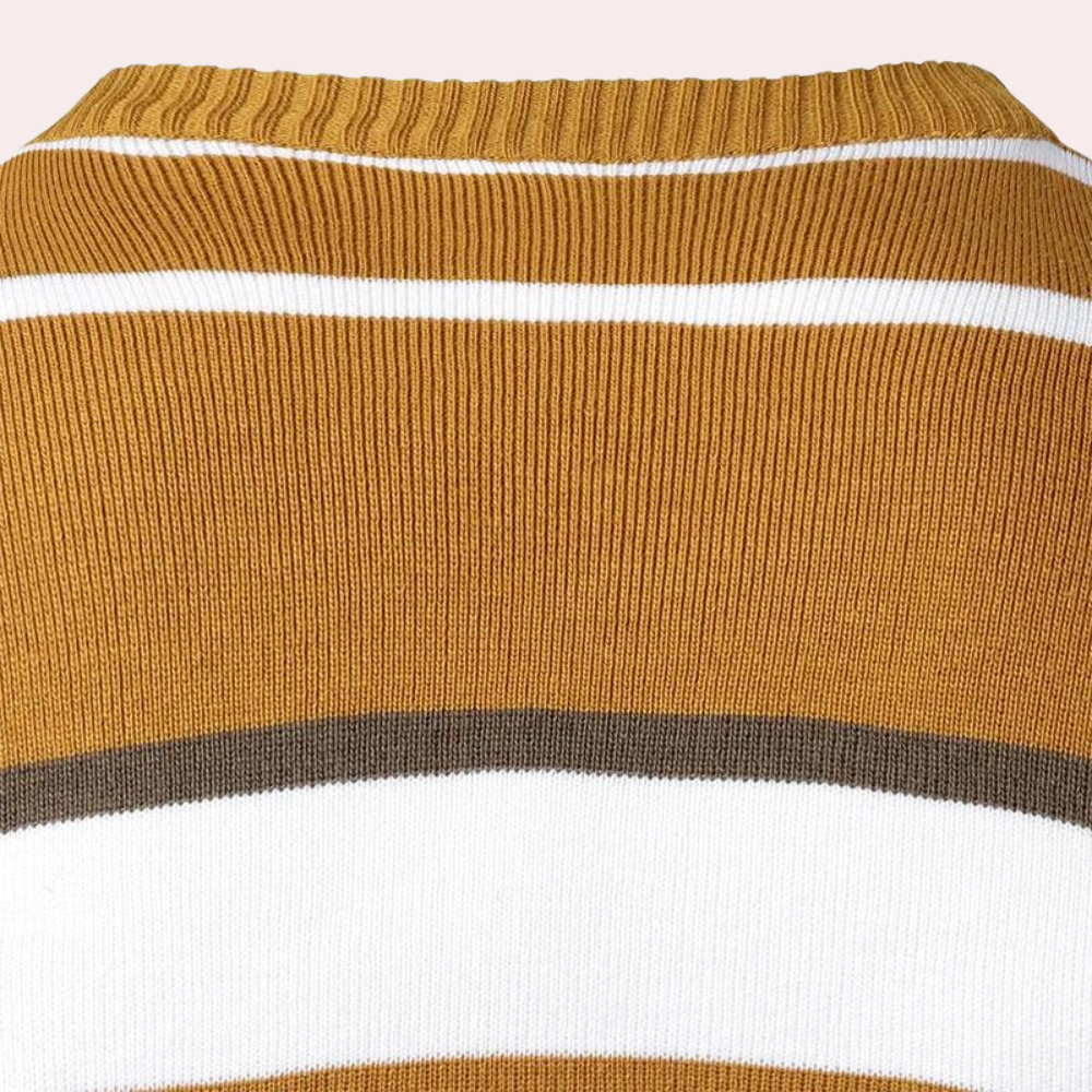 Stilla | Stribet Sweater til Mænd