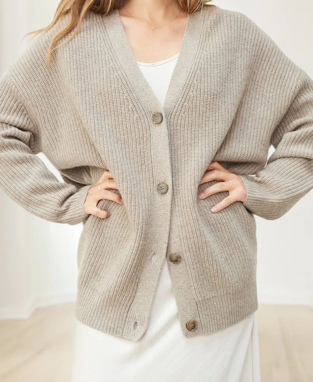 Stilla | Cocon Strikjakke I Fashion