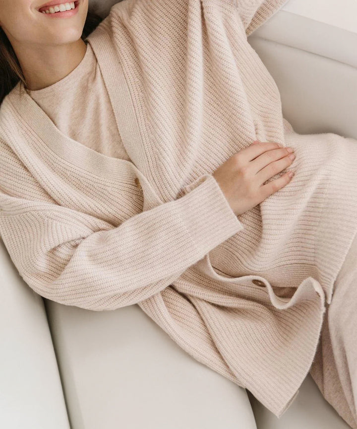 Stilla | Cocon Strikjakke I Fashion