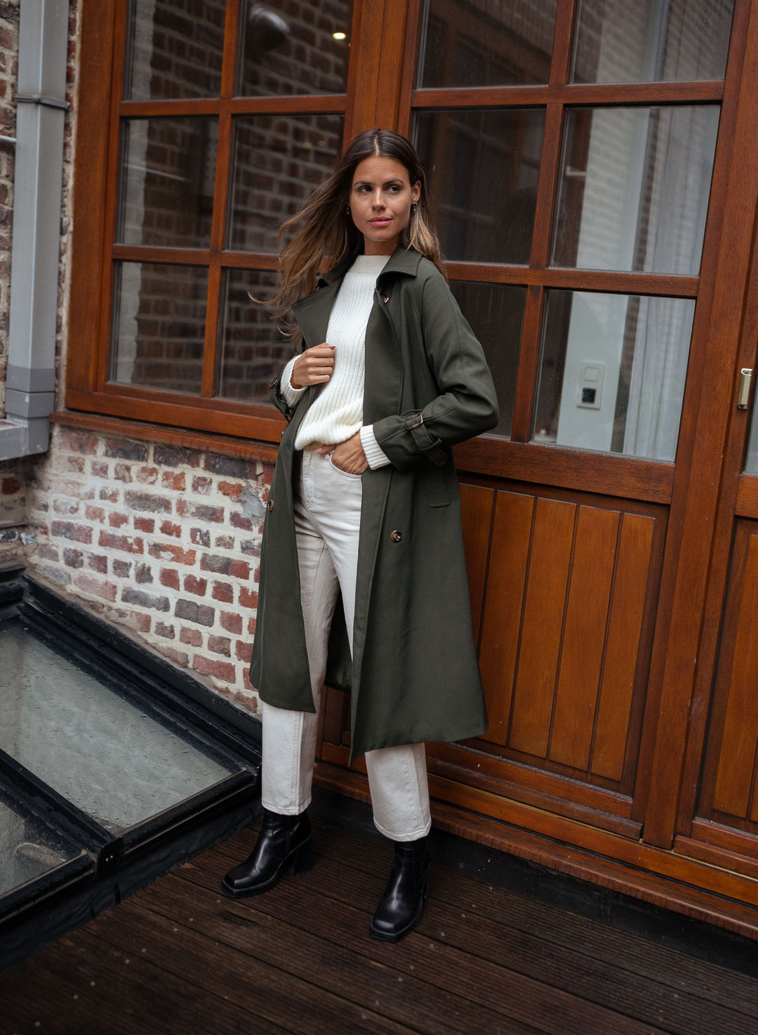Stilla | Dame Dobbeltknap Lang Frakke