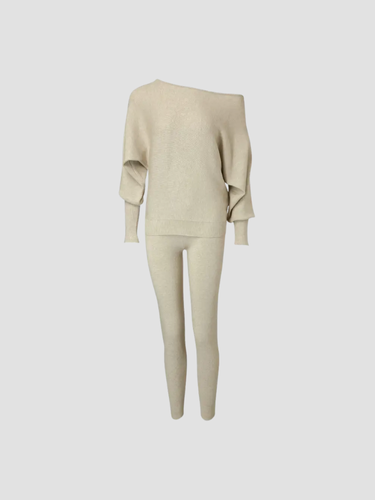 Stilla | Strik Sæt med Sweater og Leggings