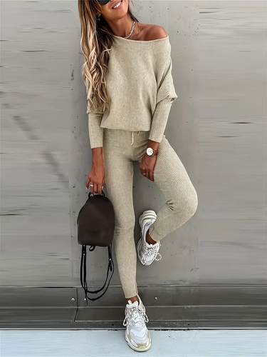 Stilla | Strik Sæt med Sweater og Leggings