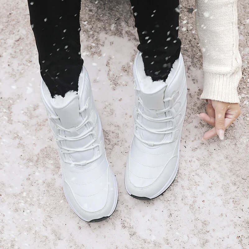 Stilla | Combat Boots - Vandafvisende Mid-Calf med Velcro