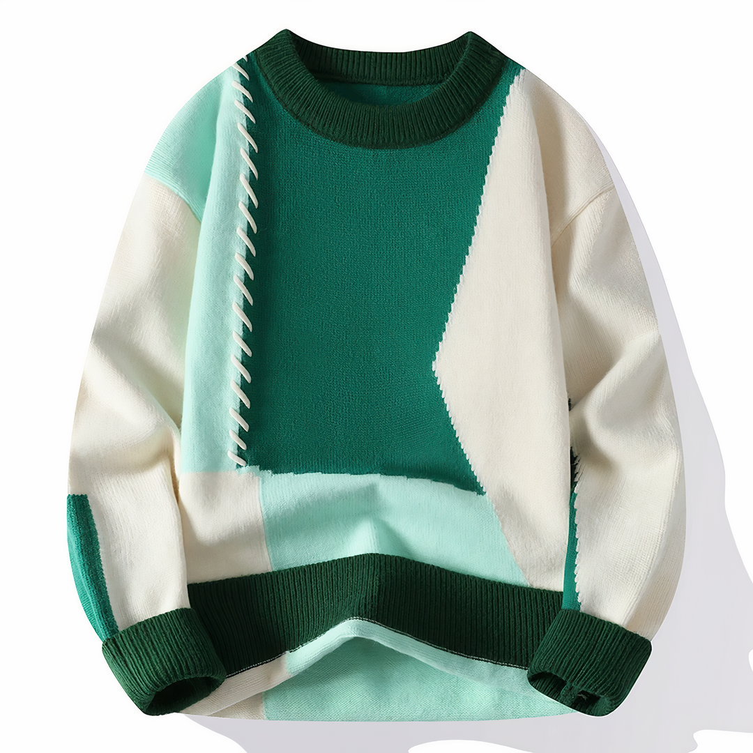 Stilla | Unik Patchwork Sweater