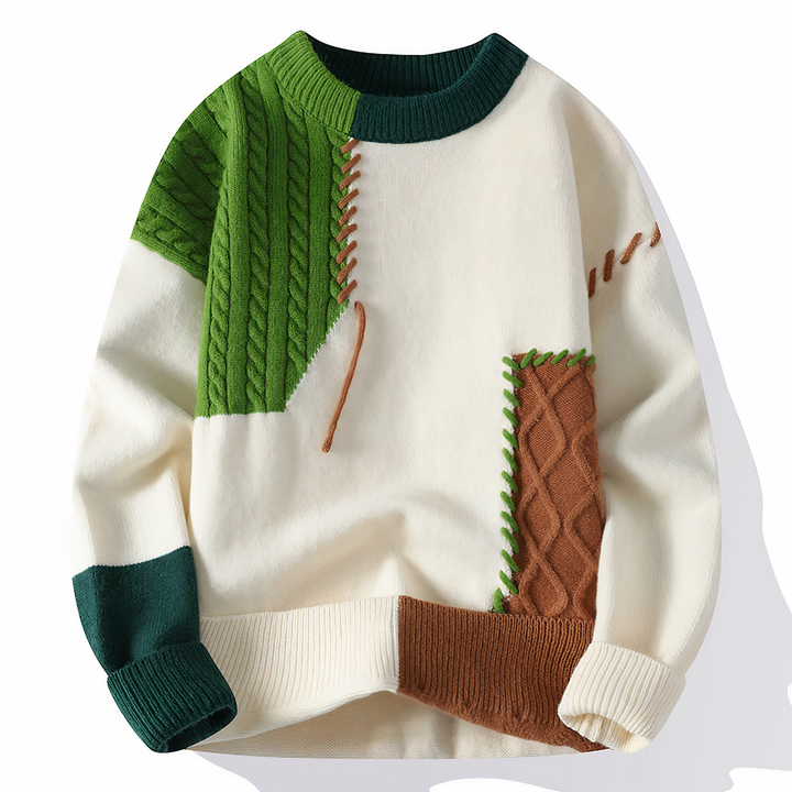Stilla | Unik Patchwork Sweater