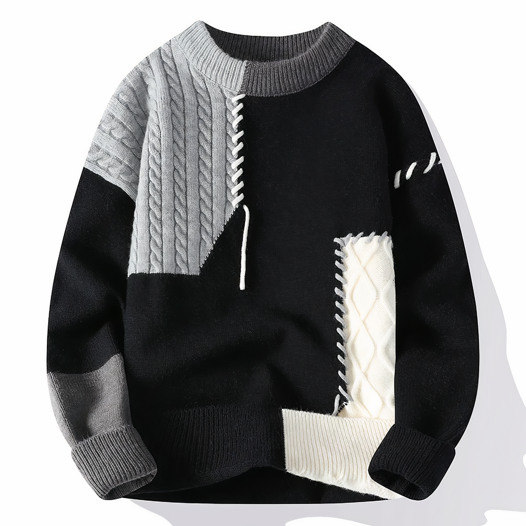Stilla | Unik Patchwork Sweater