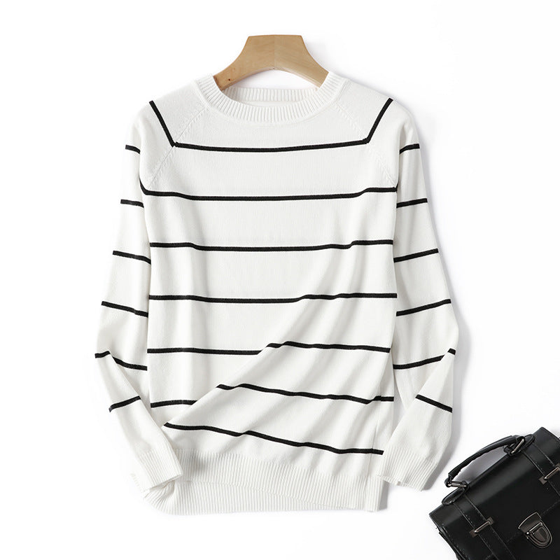 Stilla | Stribet Chemisier Pullover