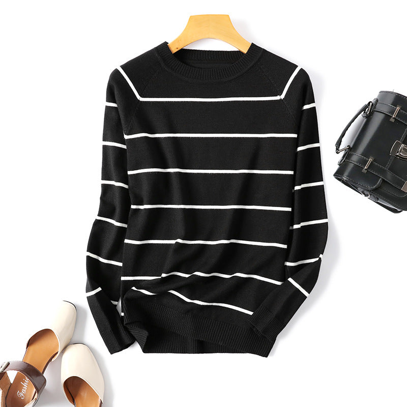 Stilla | Stribet Chemisier Pullover