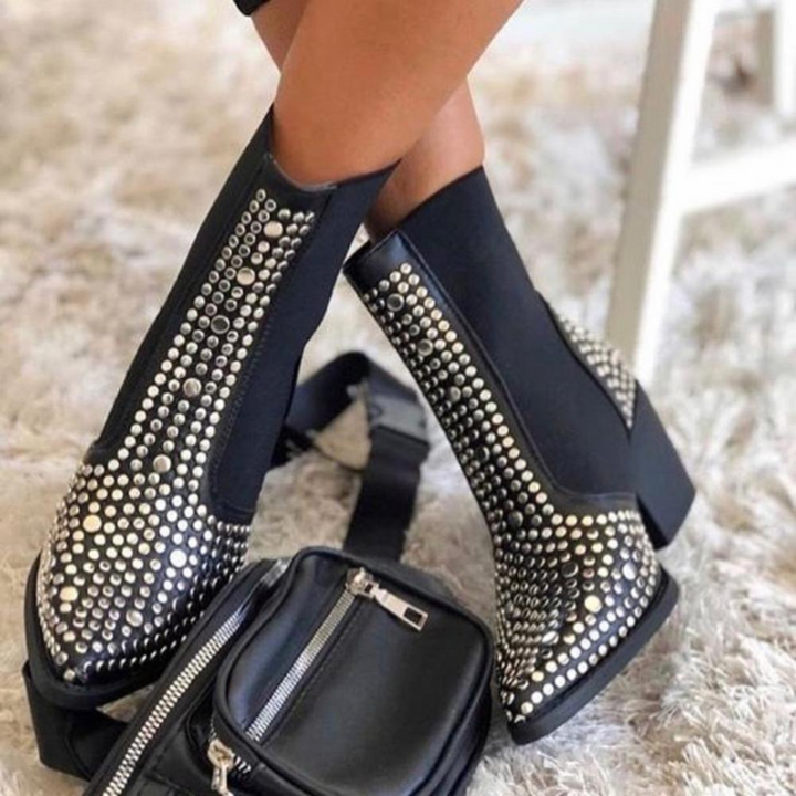 Stilla | Dudu Støvler Med Nitter