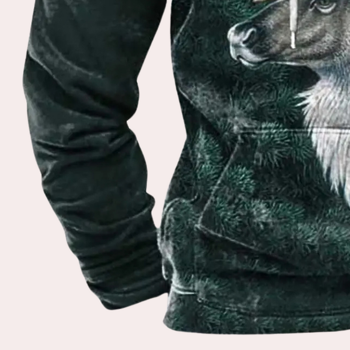 Stilla | Stilfuld Jule Hoodie til Herrer