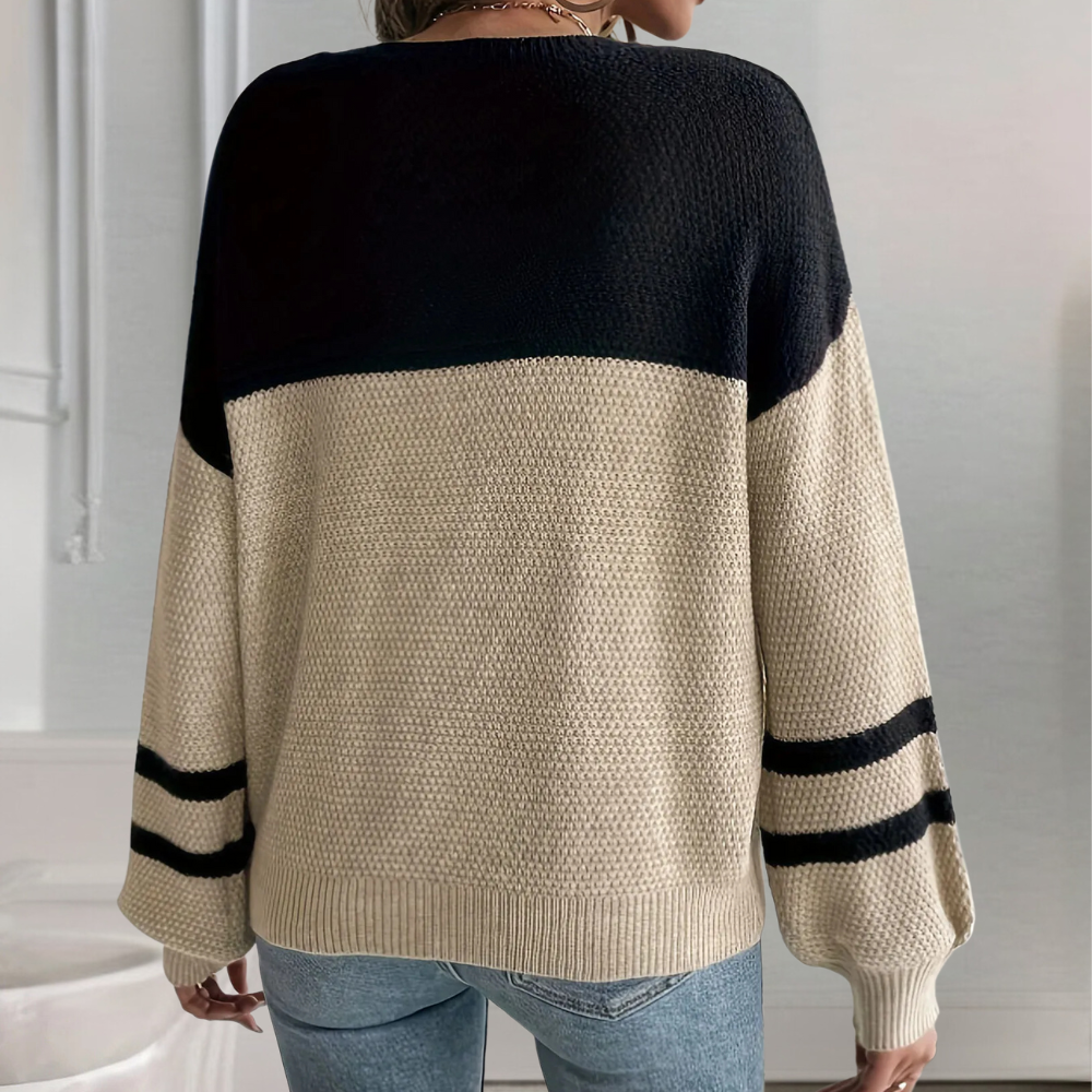 Stilla | Moderne Sweater med Nedfaldne Skuldre til Damer