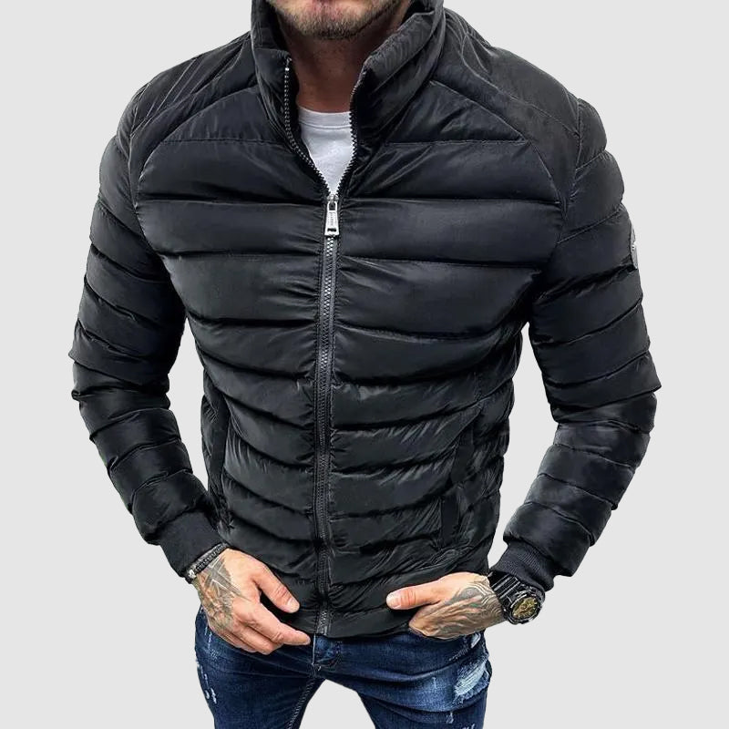 Stilla | Varm Slim Fit Pufferjakke til Vinterkomfort for Herrer