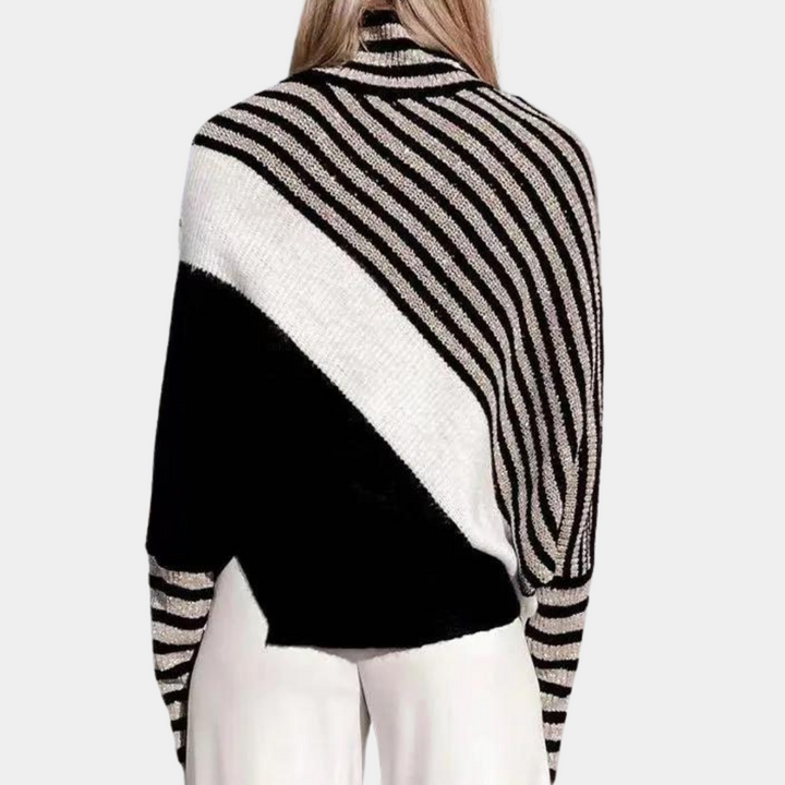 Stilla | Trendy Sweater med Bred Ærme til Damer