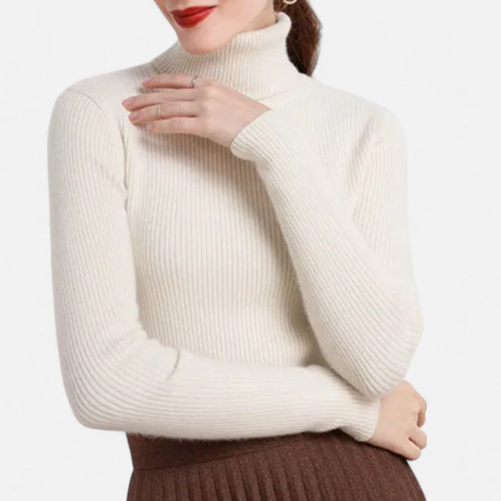 Stilla | Turtleneck Sweater Langærmet Ribbet