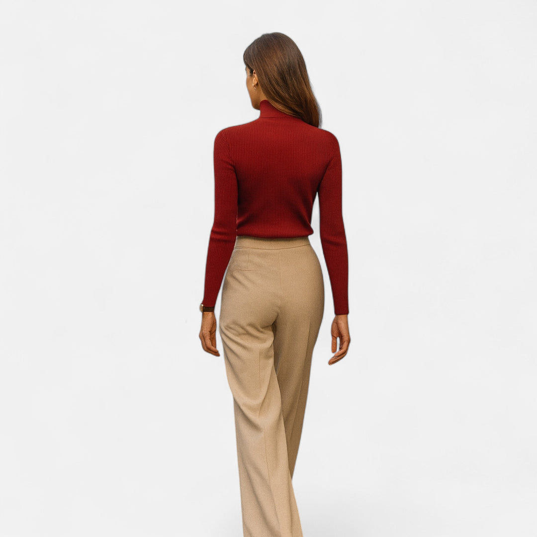 Stilla | Turtleneck Sweater Langærmet Ribbet