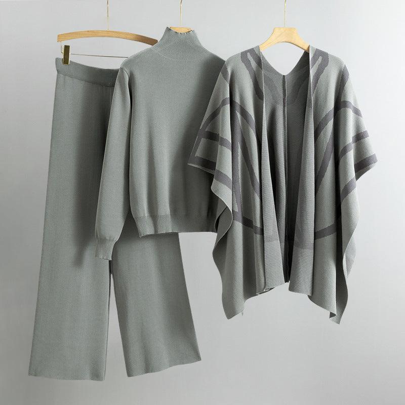 Stilla | Chic Efterårs Strik 3-Piece Set til Kvinder