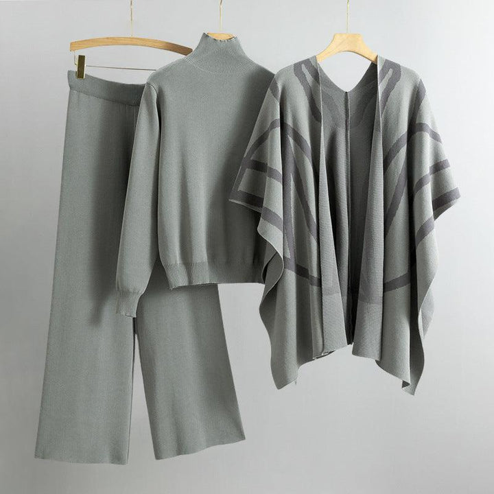 Stilla | Chic Efterårs Strik 3-Piece Set til Kvinder