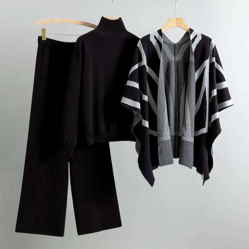 Stilla | Chic Efterårs Strik 3-Piece Set til Kvinder