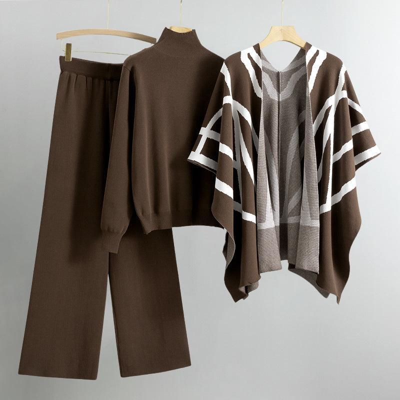 Stilla | Chic Efterårs Strik 3-Piece Set til Kvinder