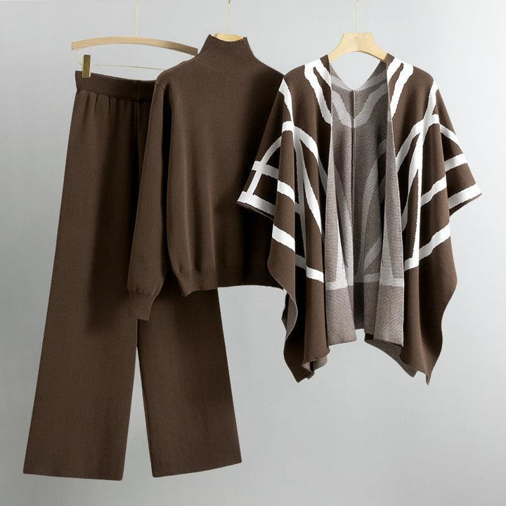 Stilla | Chic Efterårs Strik 3-Piece Set til Kvinder
