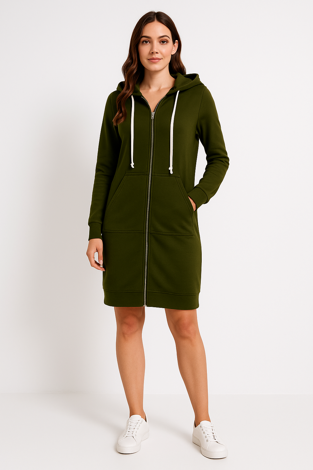 Stilla | Fritid Zip-Up Hoodie