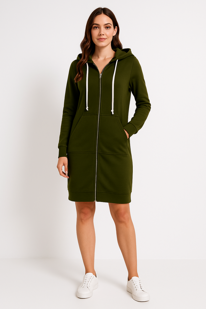 Stilla | Fritid Zip-Up Hoodie