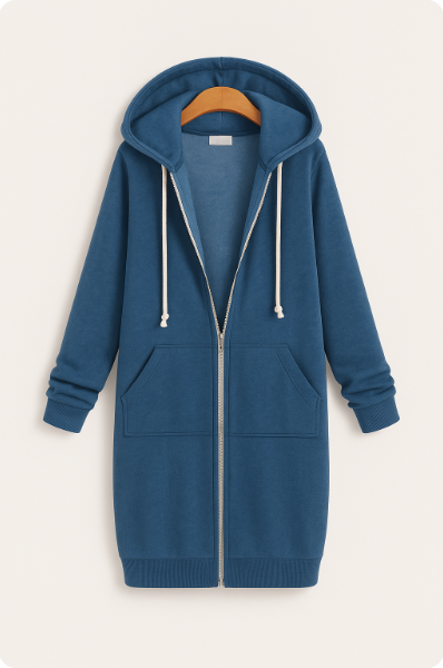Stilla | Fritid Zip-Up Hoodie