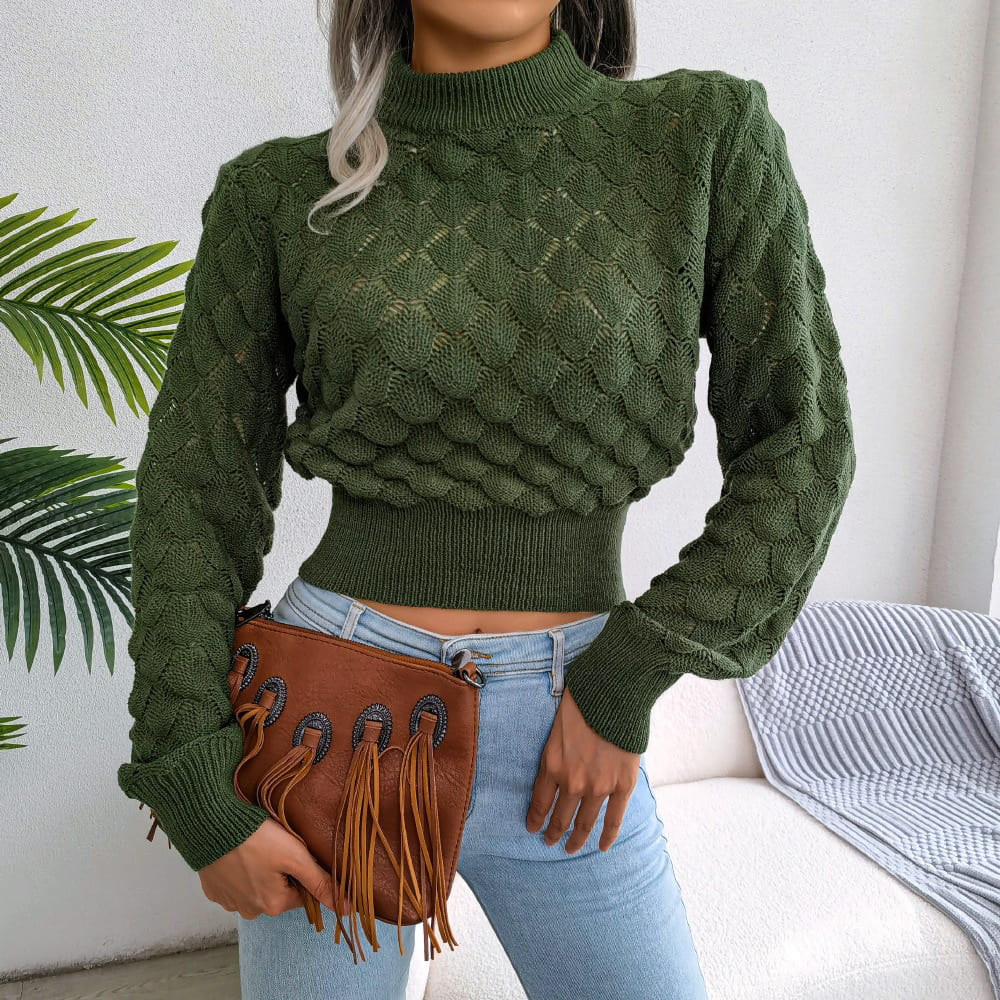 Stilla | Basic Pullover Med Lange Ærmer Til Kvinder