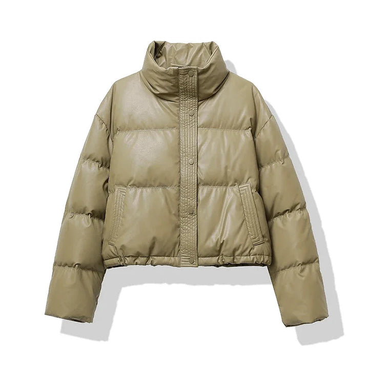 Stilla | Stilfuld Sort Dunjakke til Kvinder Behagelig Vintervarme