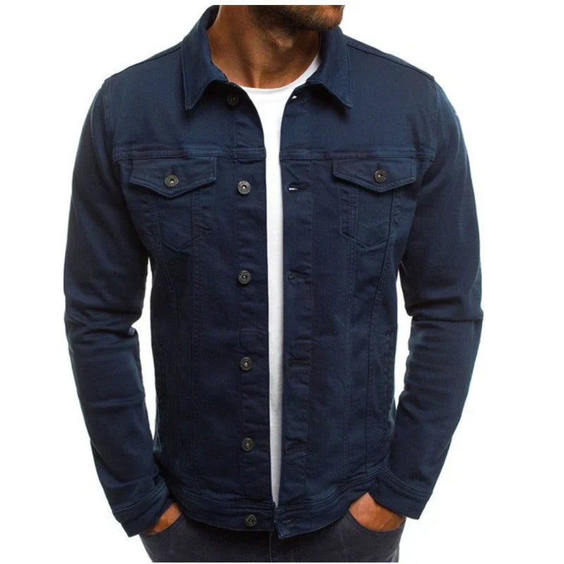 Stilla | Casual jeansjakke med ubesværet kant