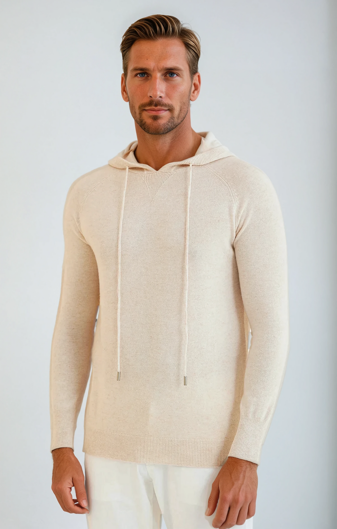 Stilla | Krævende Herre Hoodie Af Ren Kashmir