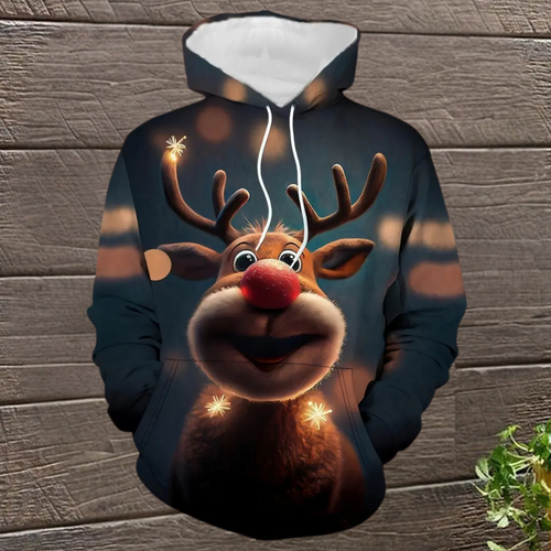 Stilla | Stilfuld Julesweatshirt med Hætte