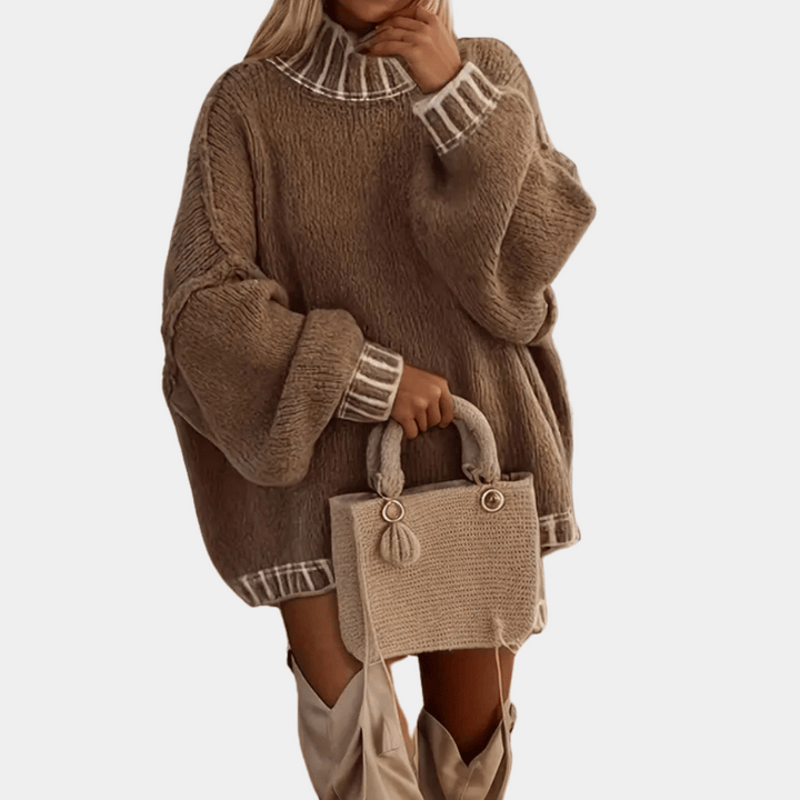 Stilla | Løs Turtleneck Trøje til Kvinder