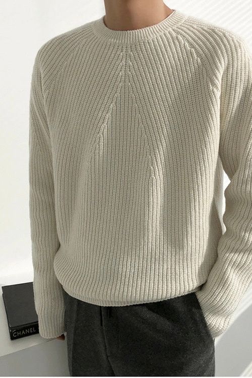 Stilla | Elegant Ribbet Pullover til Mænd