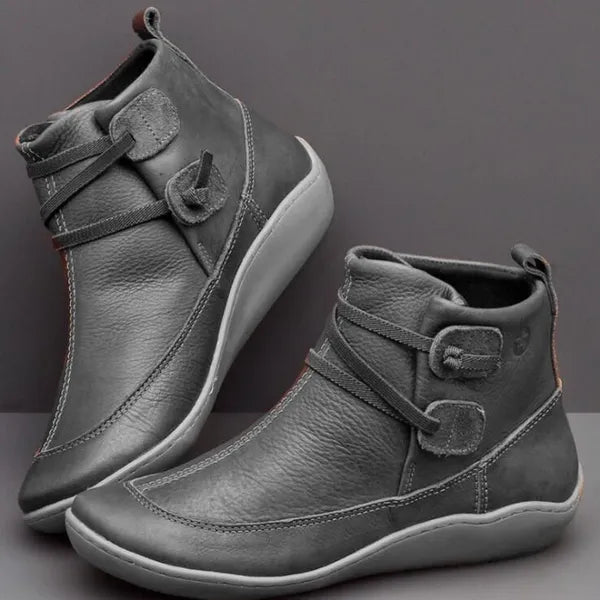 Stilla | Dame Vintage Casual Korte Ankelsko