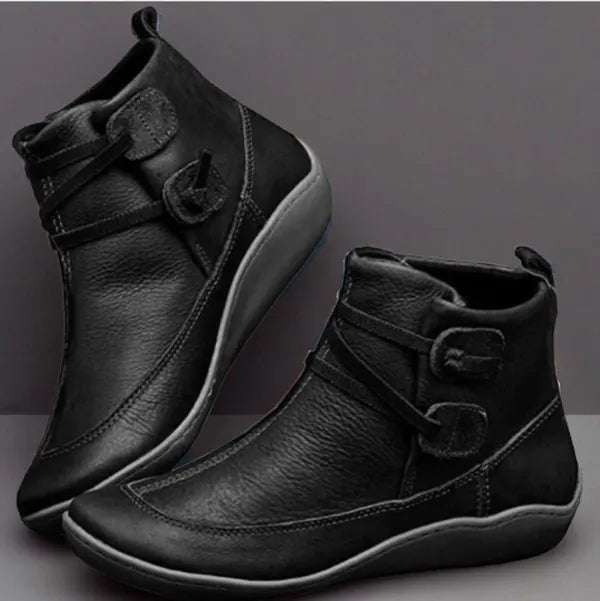 Stilla | Dame Vintage Casual Korte Ankelsko