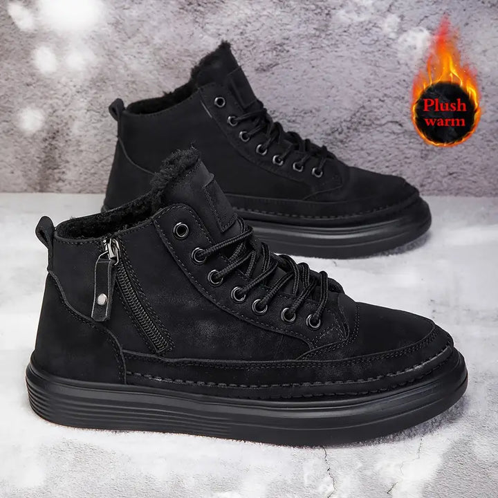Stilla | Dame Plysch Høj Sneaker