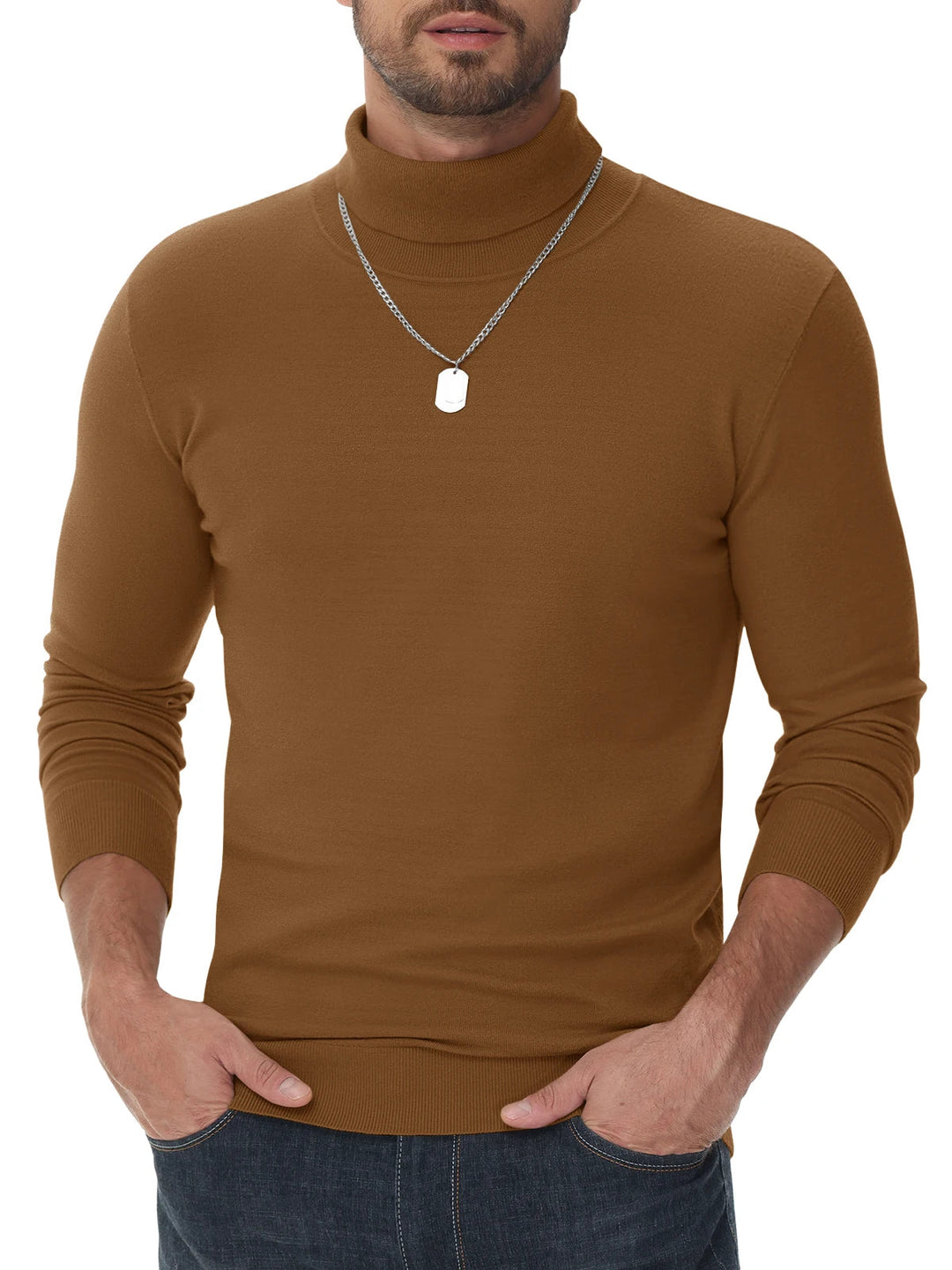 Stilla | Rullekravepullover - Herre Slim Fit