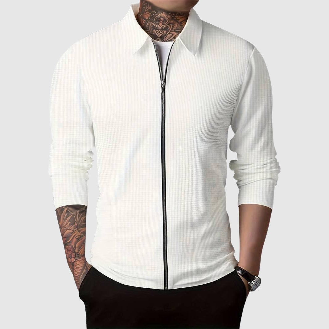Stilla | Hardy Waffle Zip-Up Jakke
