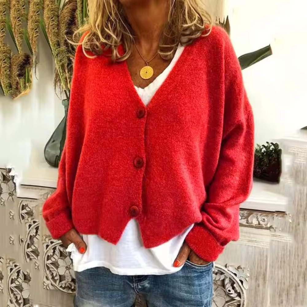 Stilla | Sædvanlig oversized strikjakke